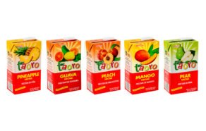 Taoro Guava, Mango, Pineapple, Peach and Pear Nectar Boxes